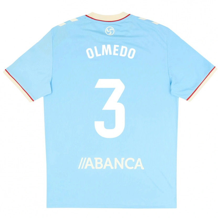 Danxen Dames Alexis Olmedo #3 Hemelsblauw Wit Rood Thuisshirt Thuistenue 2026/27 T-Shirt