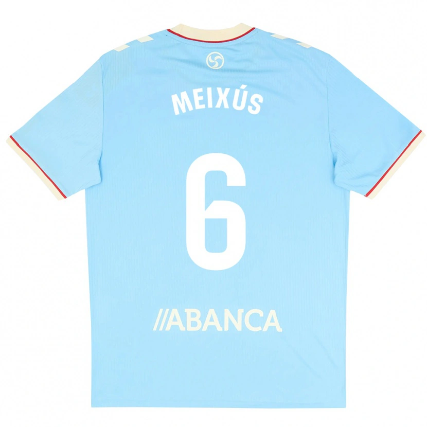 Danxen Dames Pablo Meixús #6 Hemelsblauw Wit Rood Thuisshirt Thuistenue 2026/27 T-Shirt