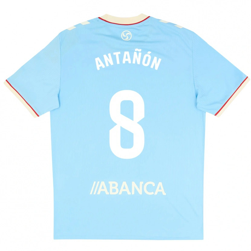 Danxen Dames Andrés Antañón #8 Hemelsblauw Wit Rood Thuisshirt Thuistenue 2026/27 T-Shirt