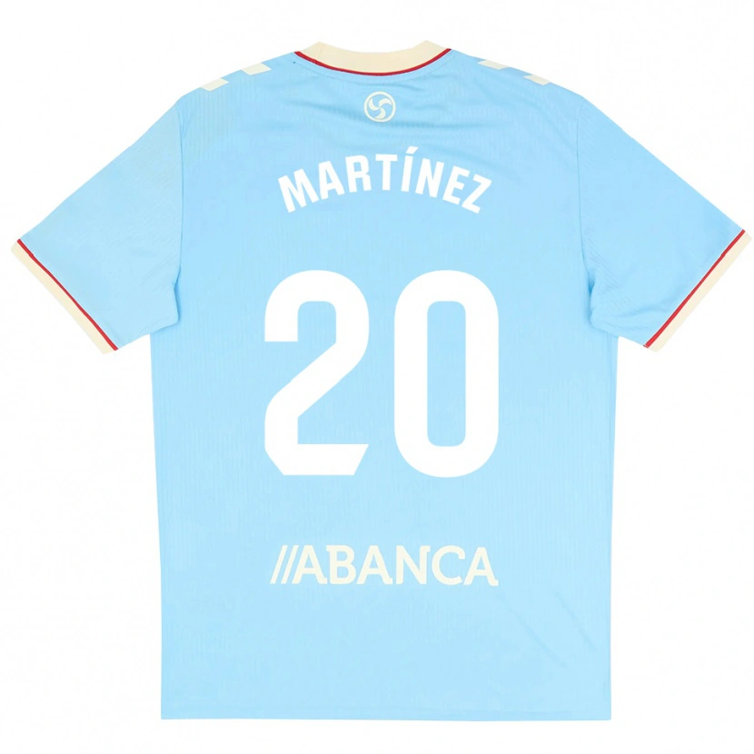 Danxen Dames Lara Martínez #20 Hemelsblauw Wit Rood Thuisshirt Thuistenue 2026/27 T-Shirt