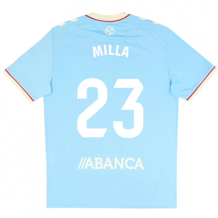 Danxen Dames Germain Milla #23 Hemelsblauw Wit Rood Thuisshirt Thuistenue 2026/27 T-Shirt