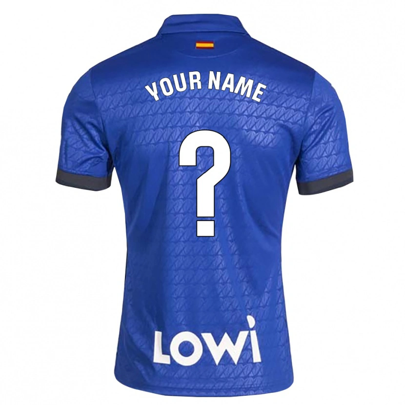 Danxen Dames Uw Naam #0 Blauw Wit Zwart Thuisshirt Thuistenue 2026/27 T-Shirt