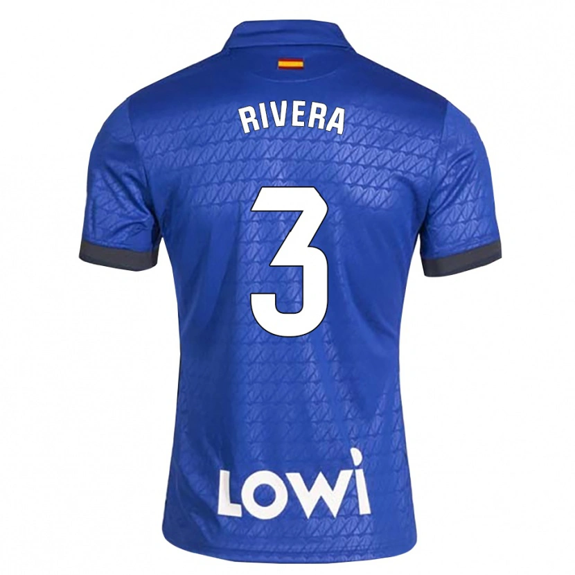 Danxen Dames Gorka Rivera #3 Blauw Wit Zwart Thuisshirt Thuistenue 2026/27 T-Shirt