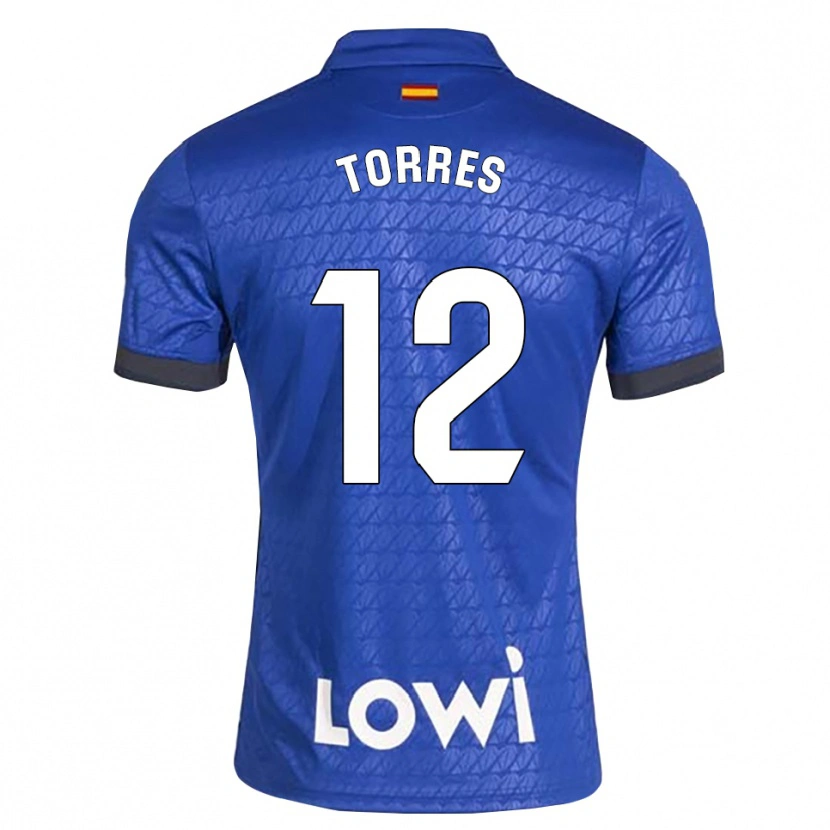 Danxen Dames Rubén Torres #12 Blauw Wit Zwart Thuisshirt Thuistenue 2026/27 T-Shirt