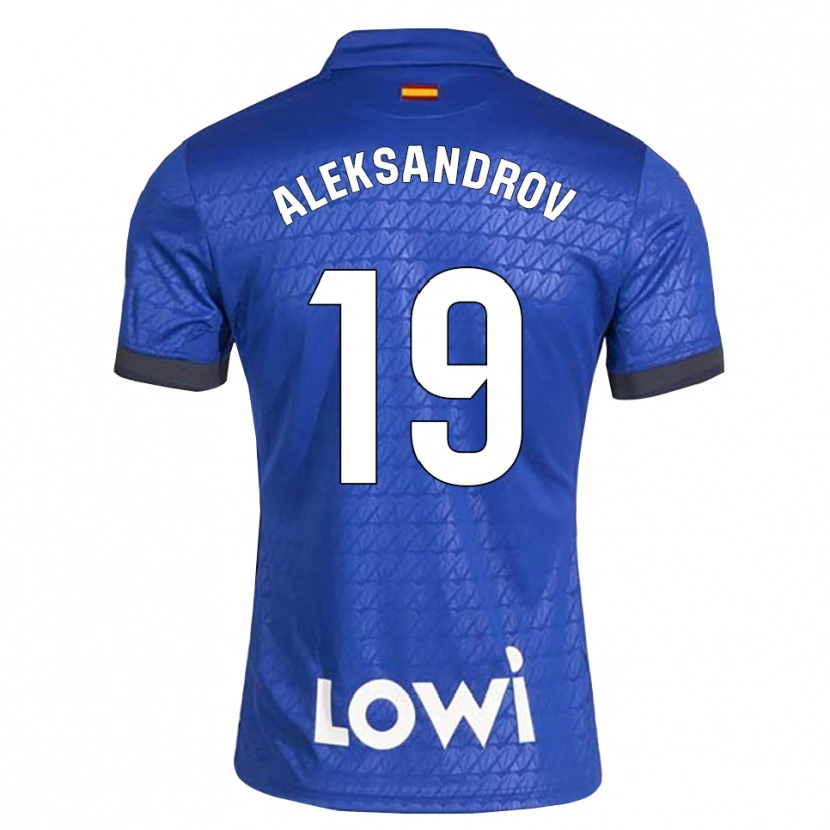 Danxen Dames Mykyta Aleksandrov #19 Blauw Wit Zwart Thuisshirt Thuistenue 2026/27 T-Shirt
