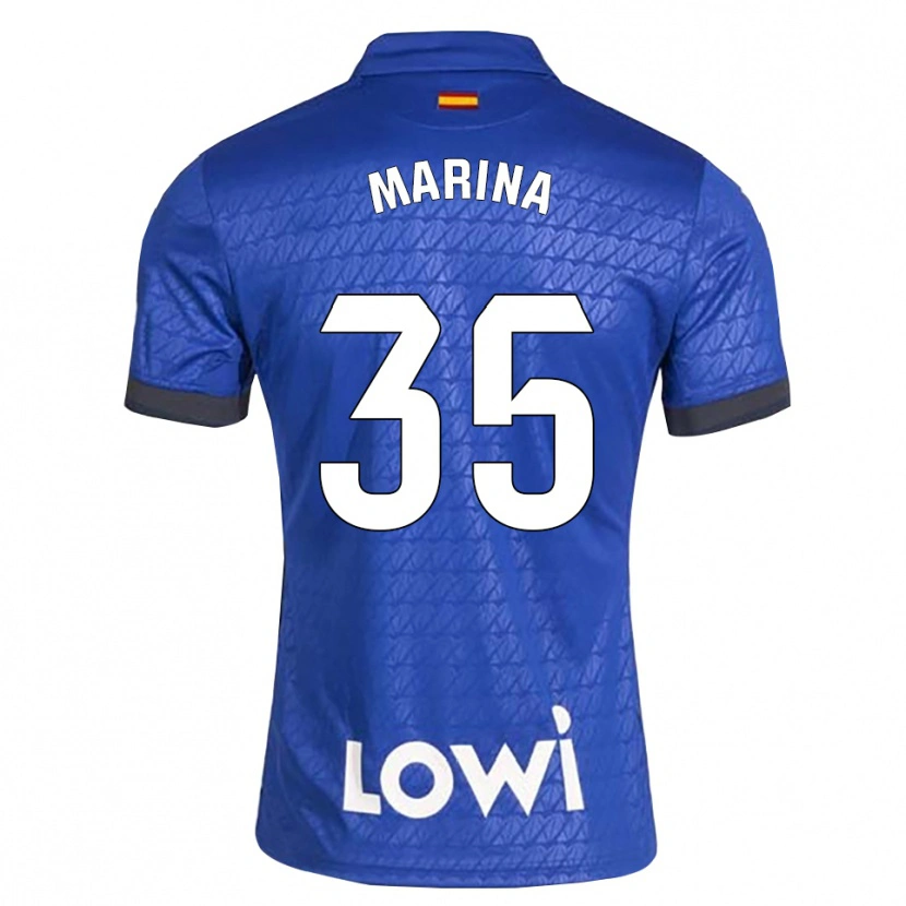 Danxen Dames Nacho Marina #35 Blauw Wit Zwart Thuisshirt Thuistenue 2026/27 T-Shirt