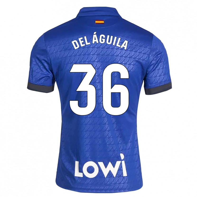 Danxen Dames Ángel Del Águila #36 Blauw Wit Zwart Thuisshirt Thuistenue 2026/27 T-Shirt