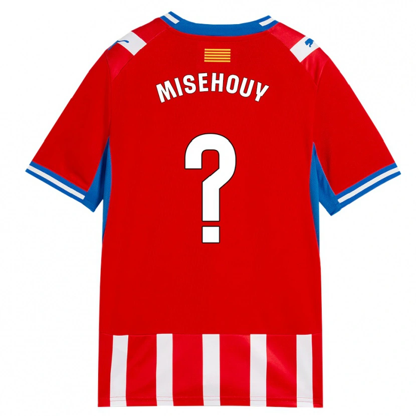 Danxen Dames Gabriel Misehouy #0 Rood Wit Hemelsblauw Thuisshirt Thuistenue 2026/27 T-Shirt