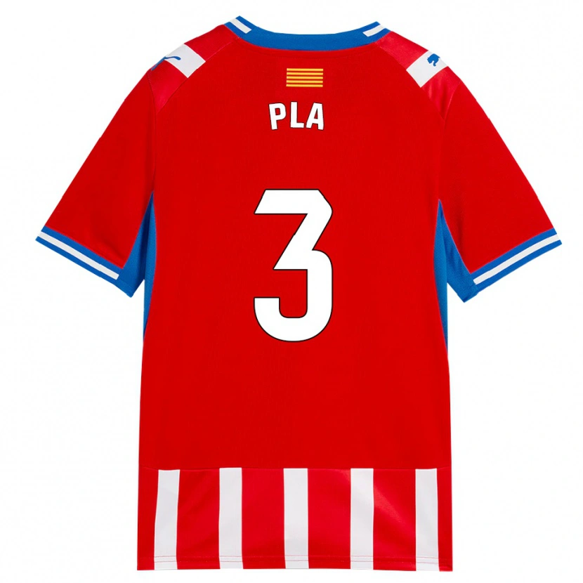 Danxen Dames Marta Pla #3 Rood Wit Hemelsblauw Thuisshirt Thuistenue 2026/27 T-Shirt