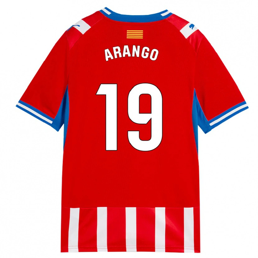Danxen Dames Juan Arango #19 Rood Wit Hemelsblauw Thuisshirt Thuistenue 2026/27 T-Shirt