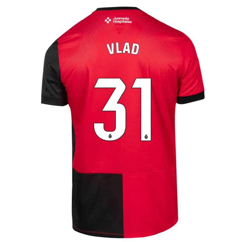 Danxen Dames Rares Vlad #31 Zwart Rood Wit Thuisshirt Thuistenue 2026/27 T-Shirt