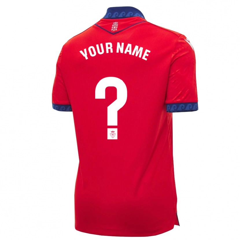 Danxen Dames Uw Naam #0 Rood Marineblauw Wit Thuisshirt Thuistenue 2026/27 T-Shirt