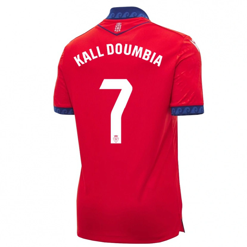 Danxen Dames Aly Kall Doumbia #7 Rood Marineblauw Wit Thuisshirt Thuistenue 2026/27 T-Shirt