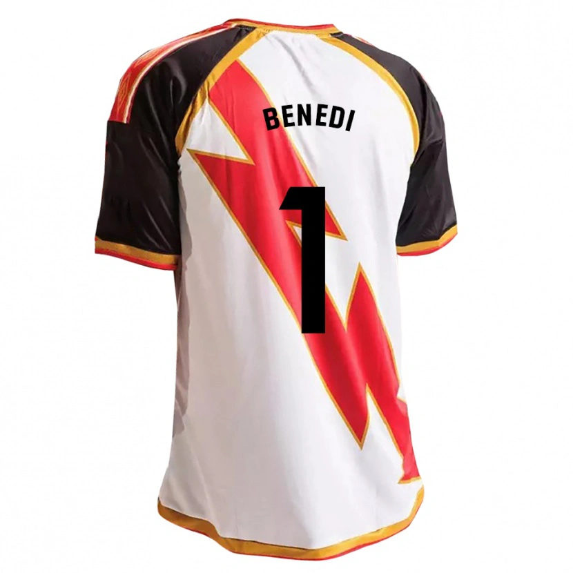 Danxen Dames Miguel Benedi #1 Zwart Rood Wit Goud Thuisshirt Thuistenue 2026/27 T-Shirt