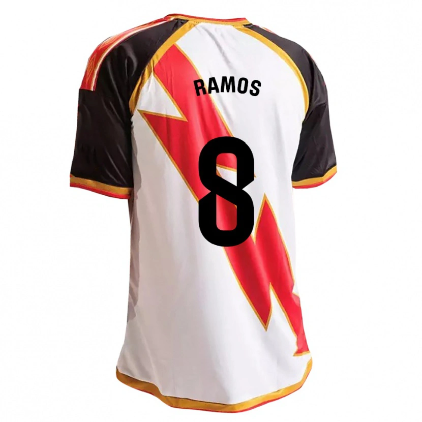 Danxen Dames Iván Ramos #8 Zwart Rood Wit Goud Thuisshirt Thuistenue 2026/27 T-Shirt