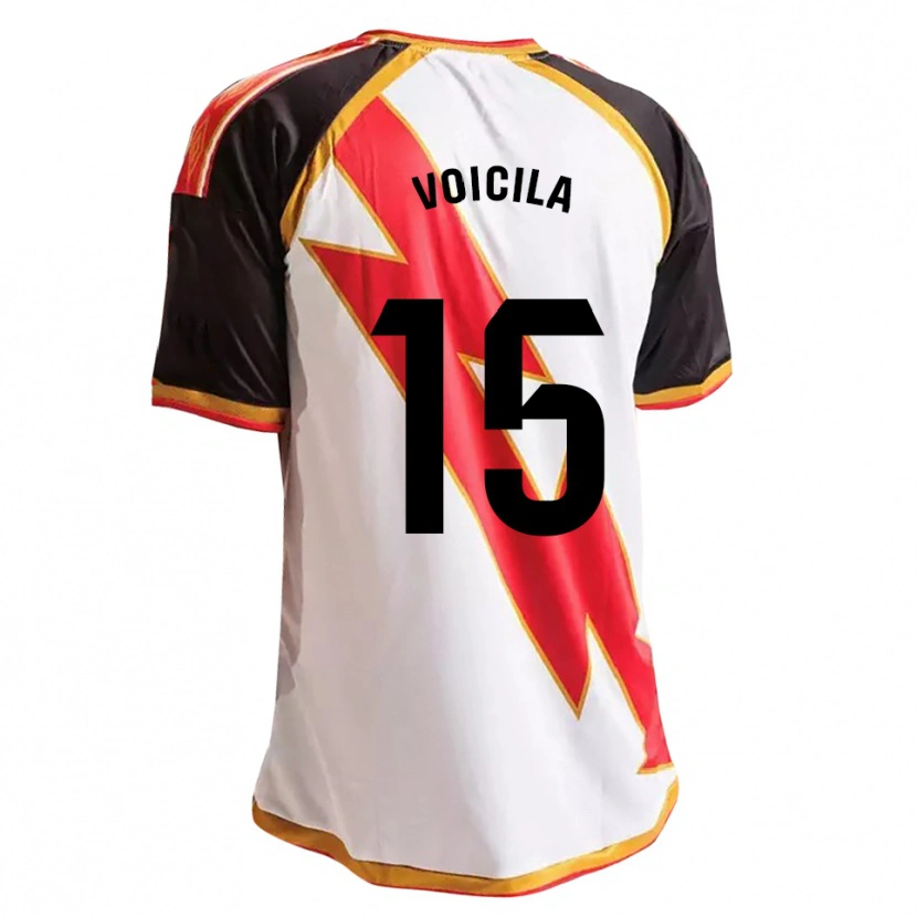 Danxen Dames Daniel Voicila #15 Zwart Rood Wit Goud Thuisshirt Thuistenue 2026/27 T-Shirt