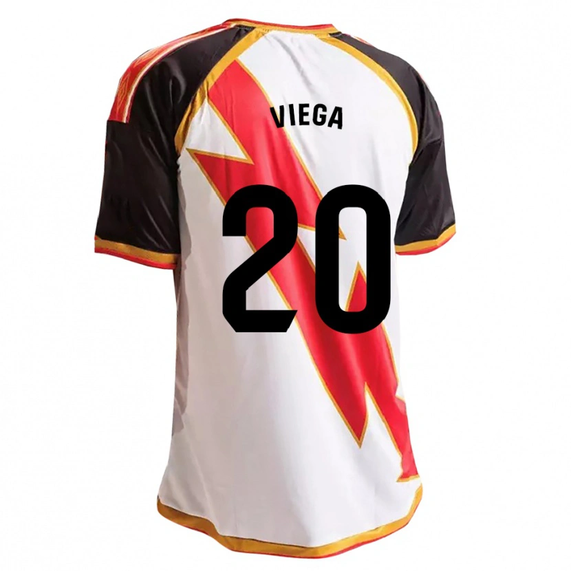 Danxen Dames David Viega #20 Zwart Rood Wit Goud Thuisshirt Thuistenue 2026/27 T-Shirt