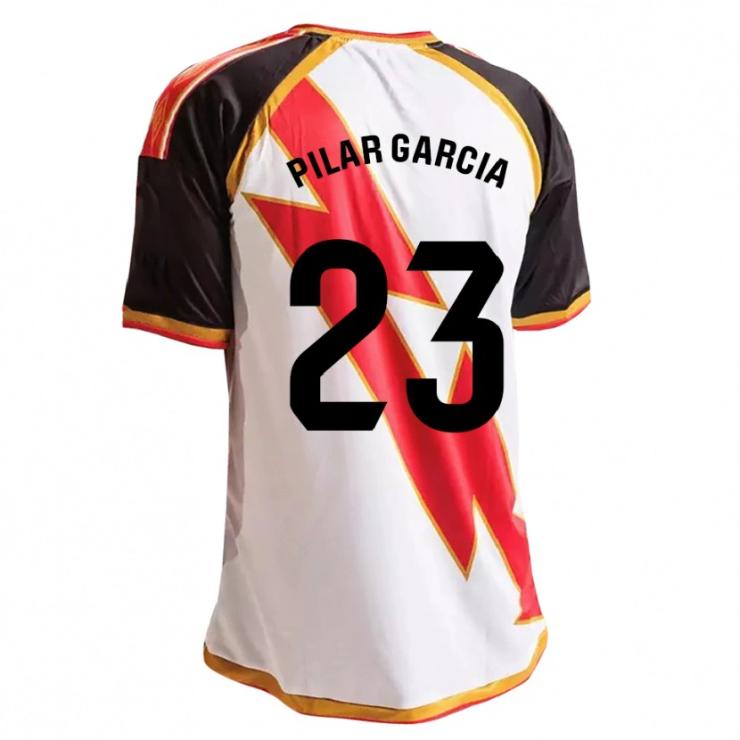 Danxen Dames María Pilar García Villalba #23 Zwart Rood Wit Goud Thuisshirt Thuistenue 2026/27 T-Shirt