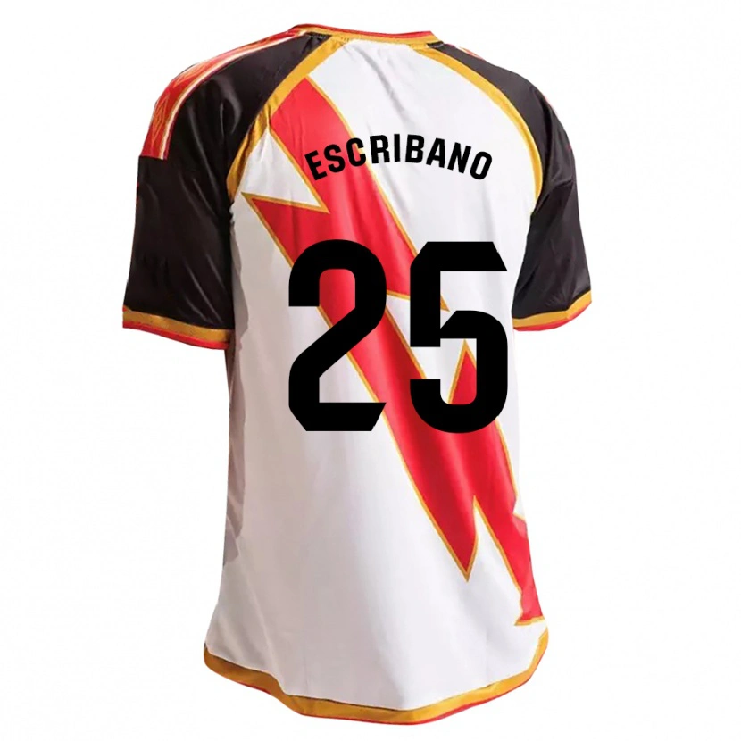 Danxen Dames Francisco Escribano #25 Zwart Rood Wit Goud Thuisshirt Thuistenue 2026/27 T-Shirt