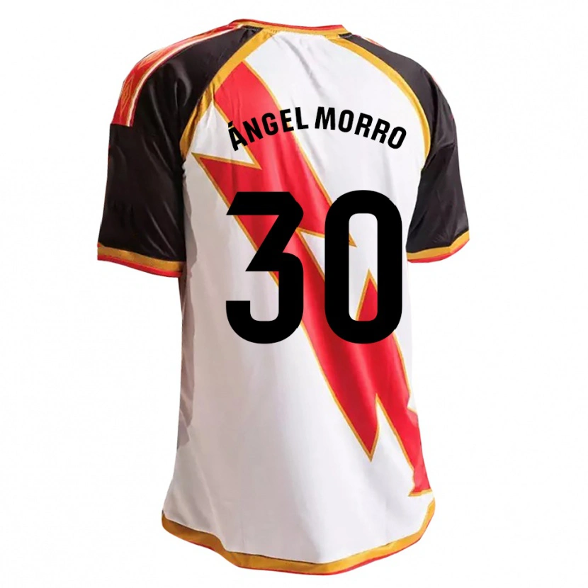 Danxen Dames Miguel Ángel Morro #30 Zwart Rood Wit Goud Thuisshirt Thuistenue 2026/27 T-Shirt
