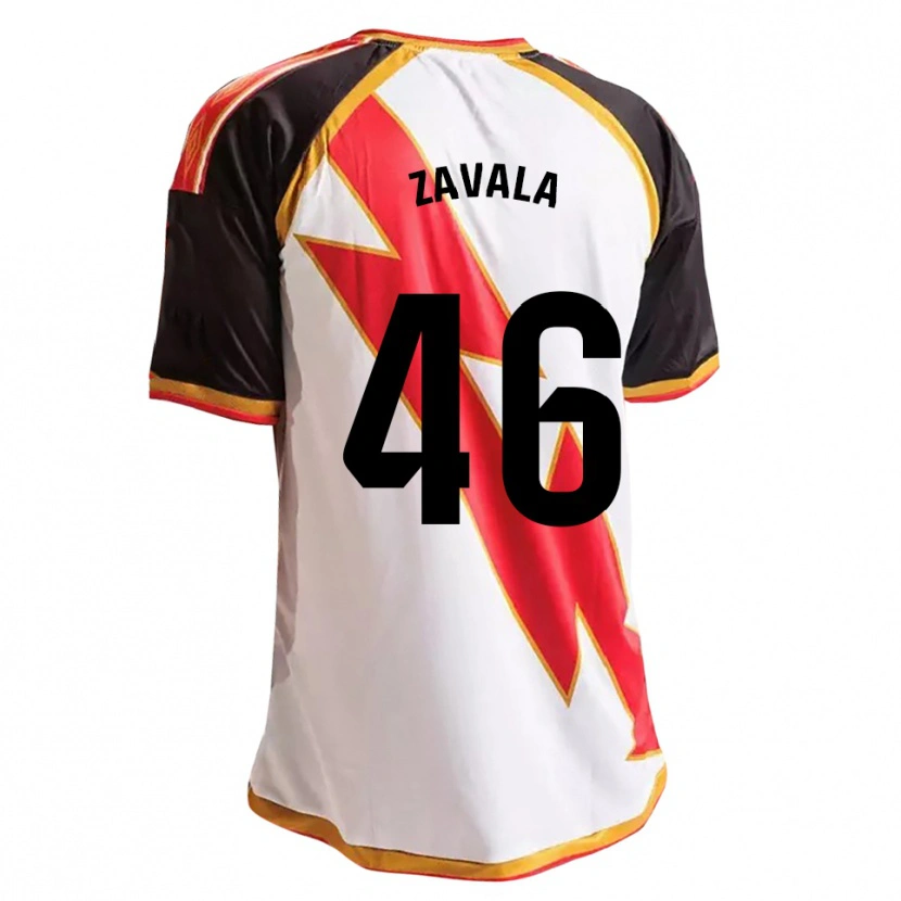Danxen Dames Andrés Zavala #46 Zwart Rood Wit Goud Thuisshirt Thuistenue 2026/27 T-Shirt