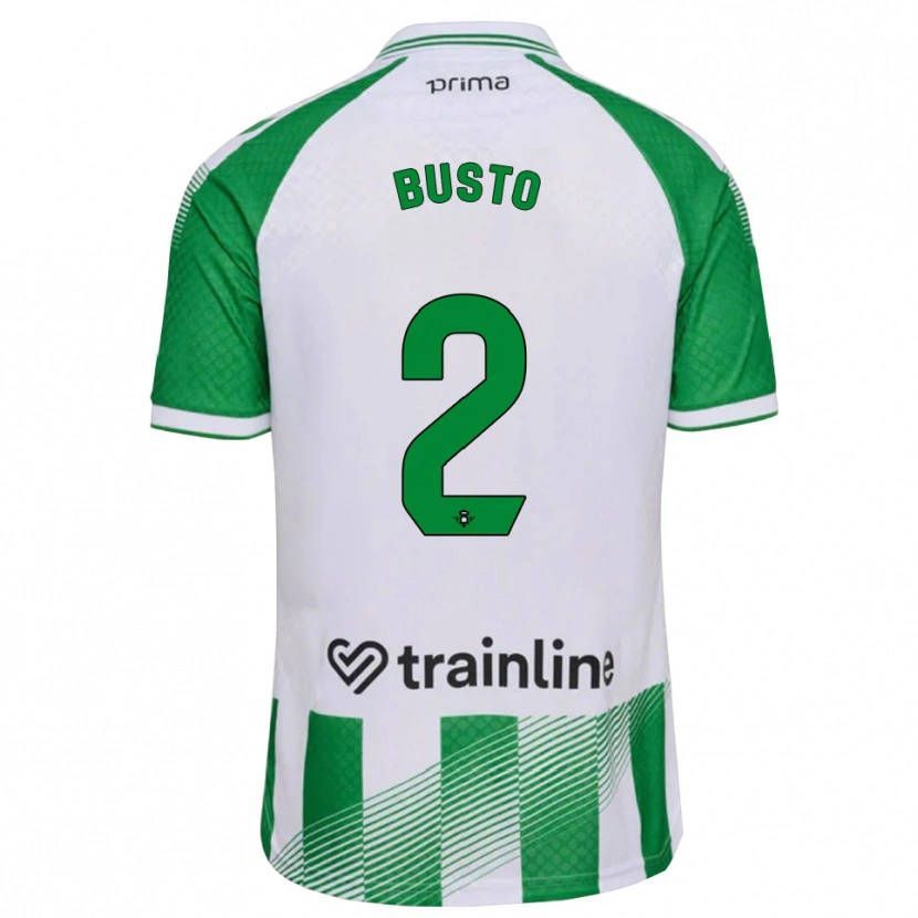Danxen Dames Pablo Busto #2 Lichtgroen Zwart Wit Thuisshirt Thuistenue 2026/27 T-Shirt
