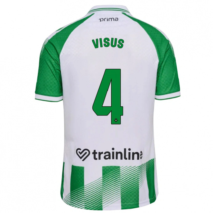 Danxen Dames Ricardo Visus #4 Lichtgroen Zwart Wit Thuisshirt Thuistenue 2026/27 T-Shirt