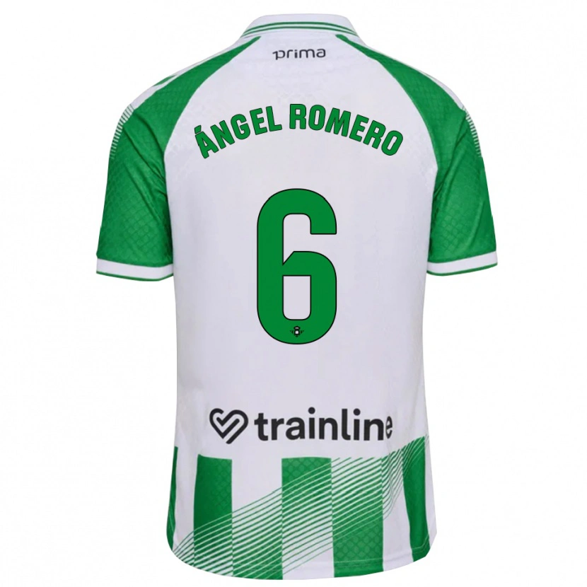 Danxen Dames Miguel Romero #6 Lichtgroen Zwart Wit Thuisshirt Thuistenue 2026/27 T-Shirt