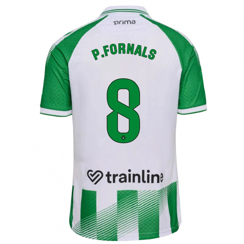 Danxen Dames Pablo Fornals #8 Lichtgroen Zwart Wit Thuisshirt Thuistenue 2026/27 T-Shirt