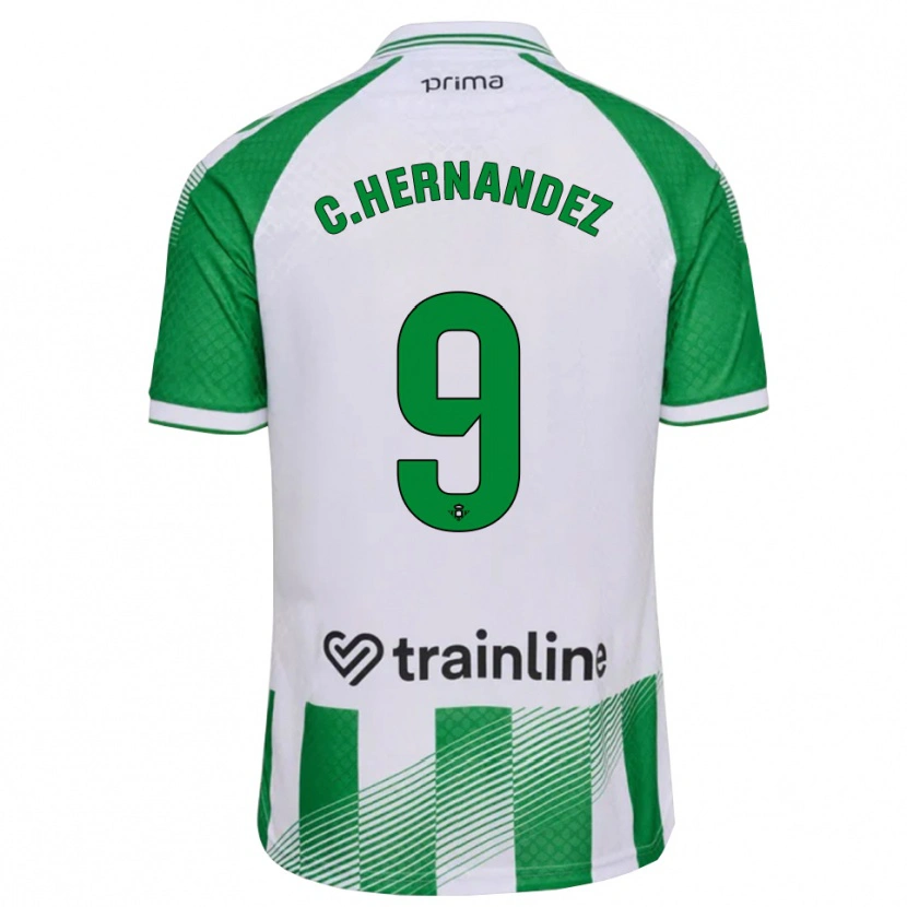 Danxen Dames Cucho Hernández #9 Lichtgroen Zwart Wit Thuisshirt Thuistenue 2026/27 T-Shirt