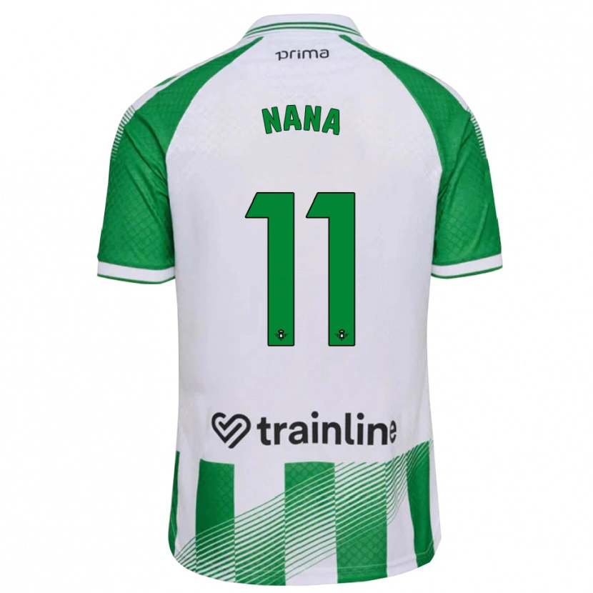 Danxen Dames Nuria Ligero Fernández #11 Lichtgroen Zwart Wit Thuisshirt Thuistenue 2026/27 T-Shirt