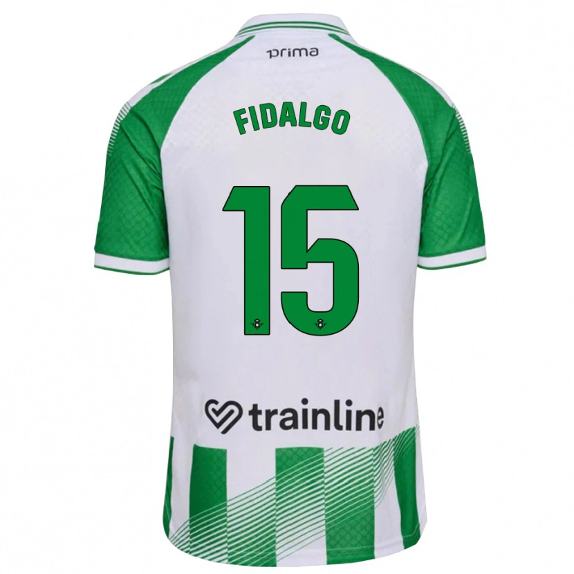 Danxen Dames Álvaro Fidalgo #15 Lichtgroen Zwart Wit Thuisshirt Thuistenue 2026/27 T-Shirt