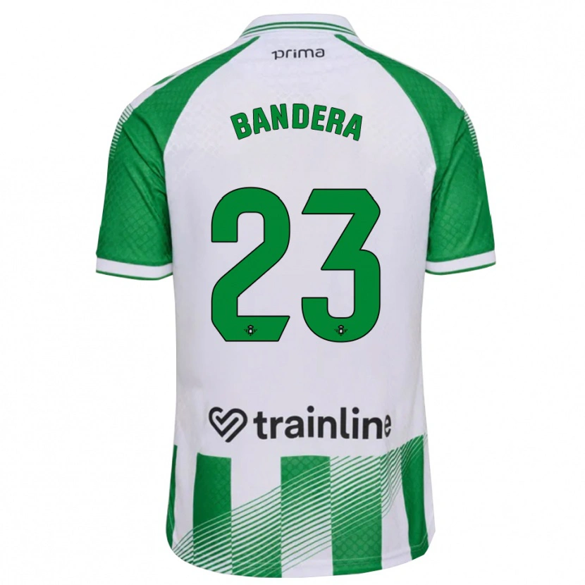 Danxen Dames Kenta Bandera #23 Lichtgroen Zwart Wit Thuisshirt Thuistenue 2026/27 T-Shirt