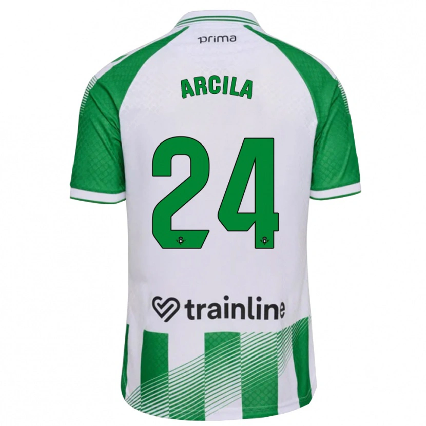 Danxen Dames Jhon Arcila #24 Lichtgroen Zwart Wit Thuisshirt Thuistenue 2026/27 T-Shirt