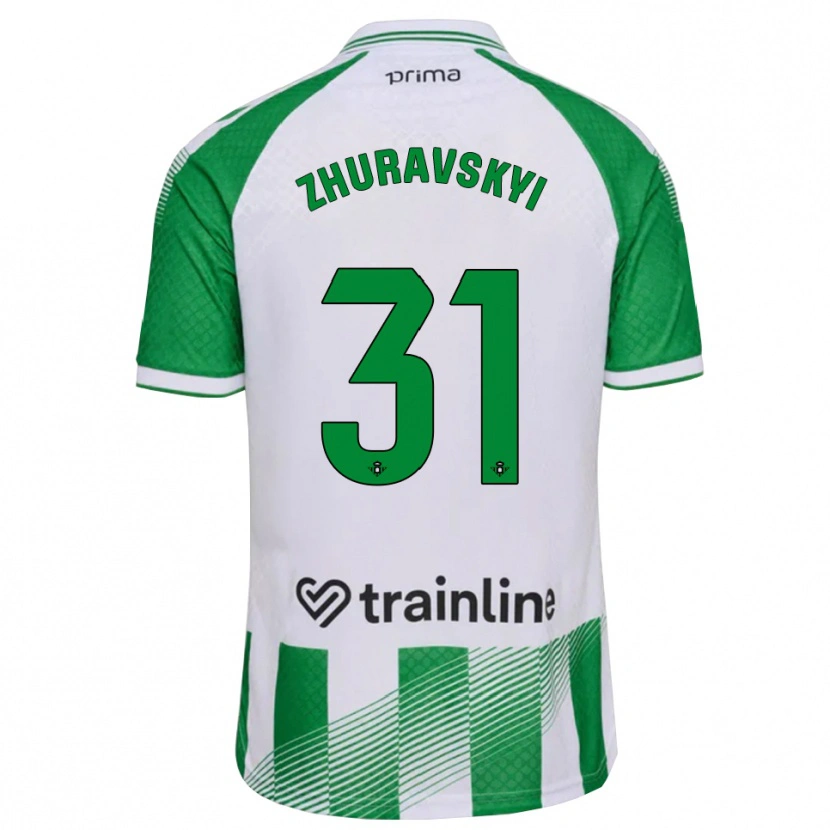 Danxen Dames Yan Zhuravskyi #31 Lichtgroen Zwart Wit Thuisshirt Thuistenue 2026/27 T-Shirt