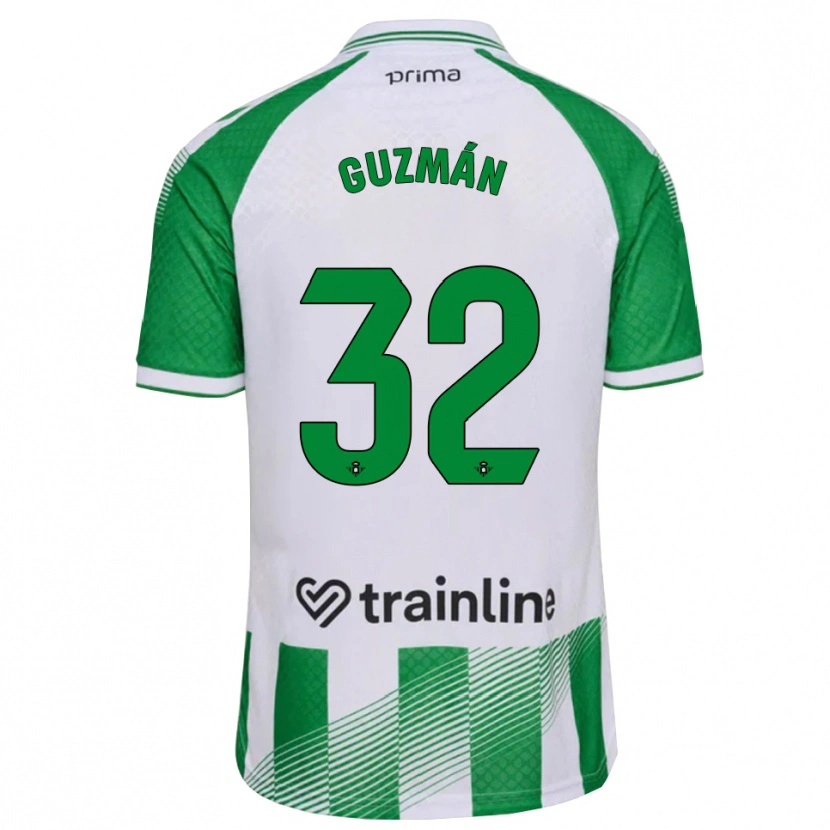 Danxen Dames Rafael Guzmán #32 Lichtgroen Zwart Wit Thuisshirt Thuistenue 2026/27 T-Shirt