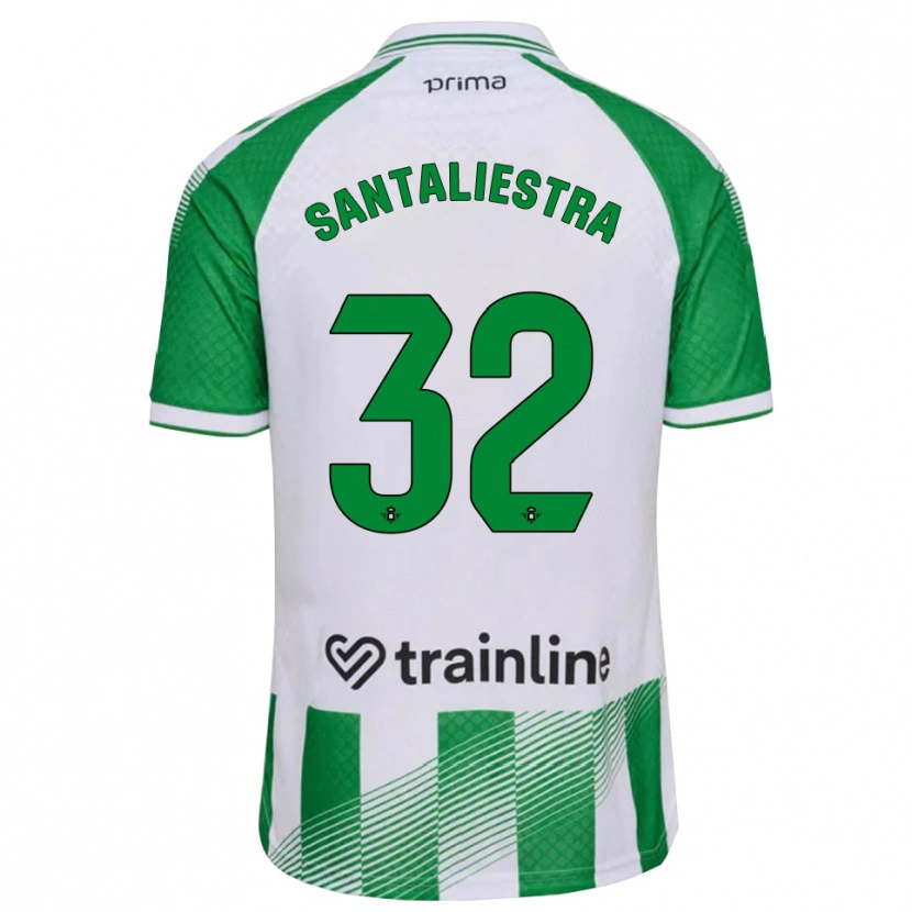 Danxen Dames Carla Santaliestra #32 Lichtgroen Zwart Wit Thuisshirt Thuistenue 2026/27 T-Shirt