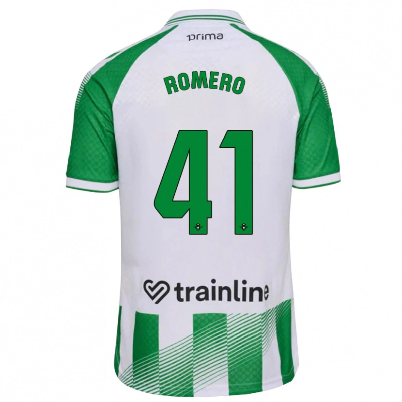 Danxen Dames José Romero #41 Lichtgroen Zwart Wit Thuisshirt Thuistenue 2026/27 T-Shirt