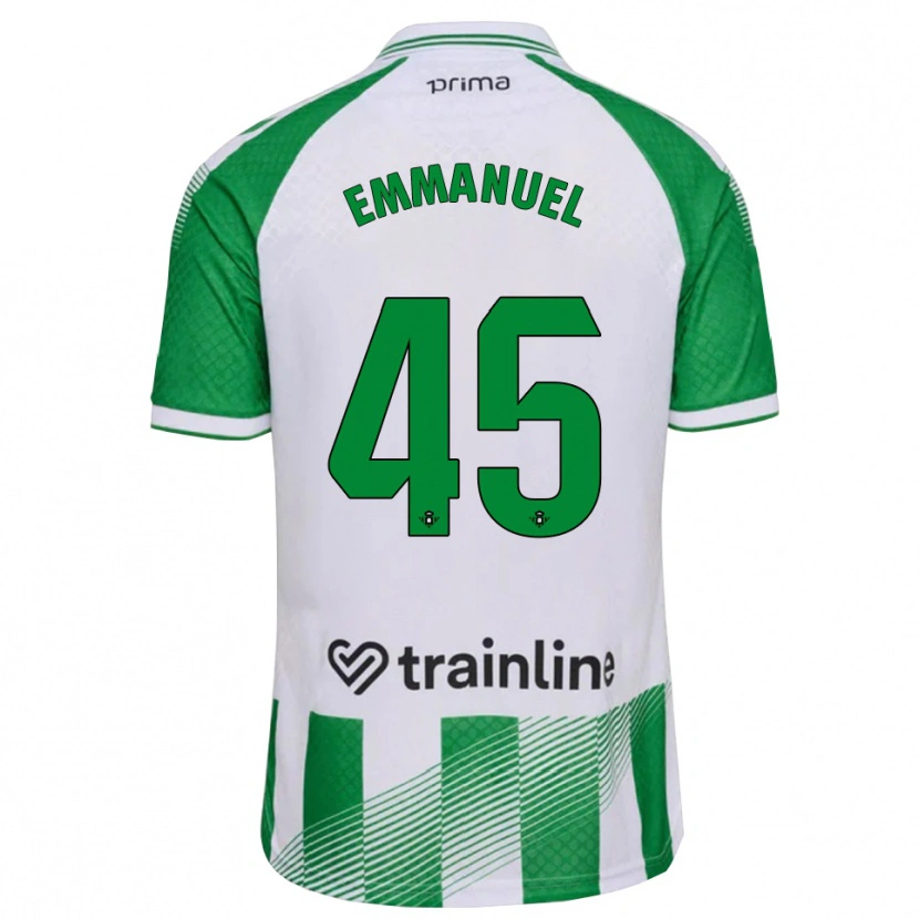 Danxen Dames Jean Emmanuel N'agoran #45 Lichtgroen Zwart Wit Thuisshirt Thuistenue 2026/27 T-Shirt
