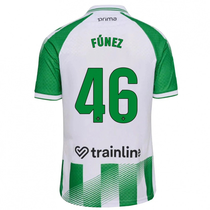 Danxen Dames Rica Fúnez #46 Lichtgroen Zwart Wit Thuisshirt Thuistenue 2026/27 T-Shirt