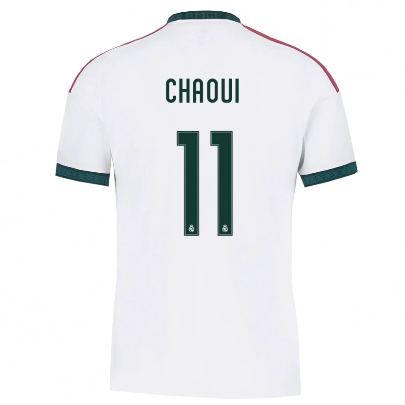 Danxen Dames Omar Chaoui #11 Donkergroen Wit Rood Thuisshirt Thuistenue 2026/27 T-Shirt