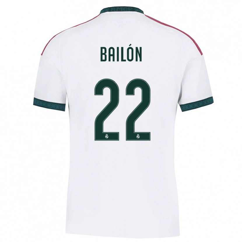 Danxen Dames Javi Bailón #22 Donkergroen Wit Rood Thuisshirt Thuistenue 2026/27 T-Shirt