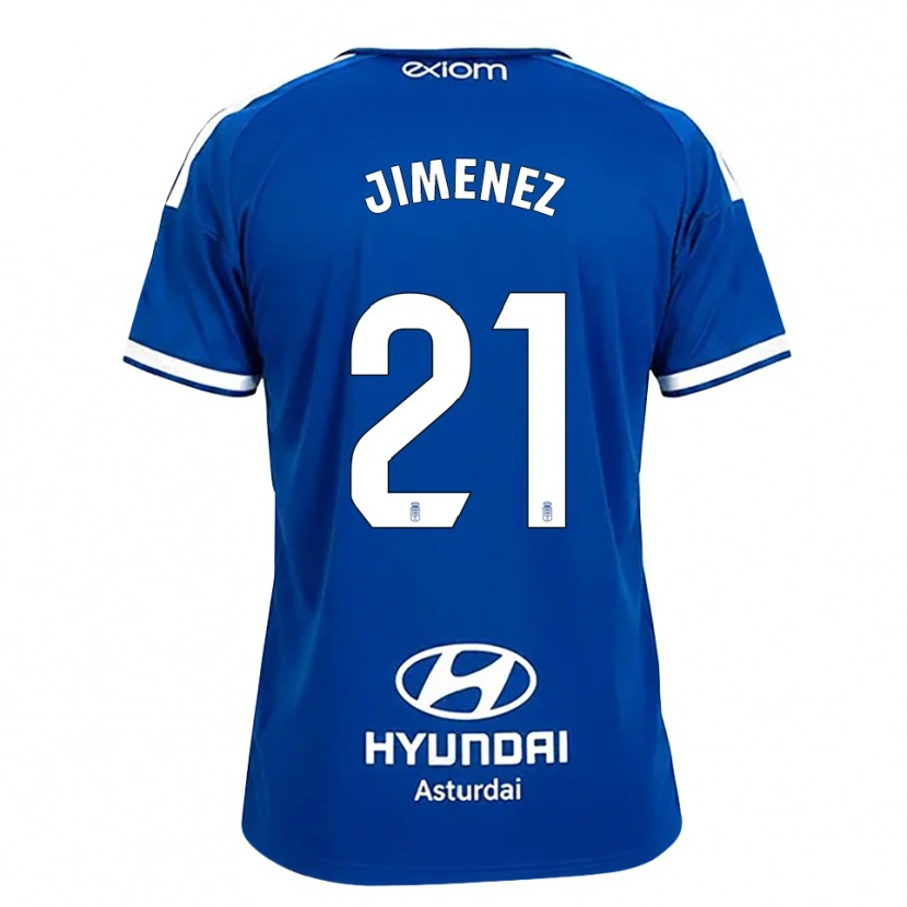 Danxen Dames David Jiménez #21 Mediumblauw Wit Thuisshirt Thuistenue 2026/27 T-Shirt