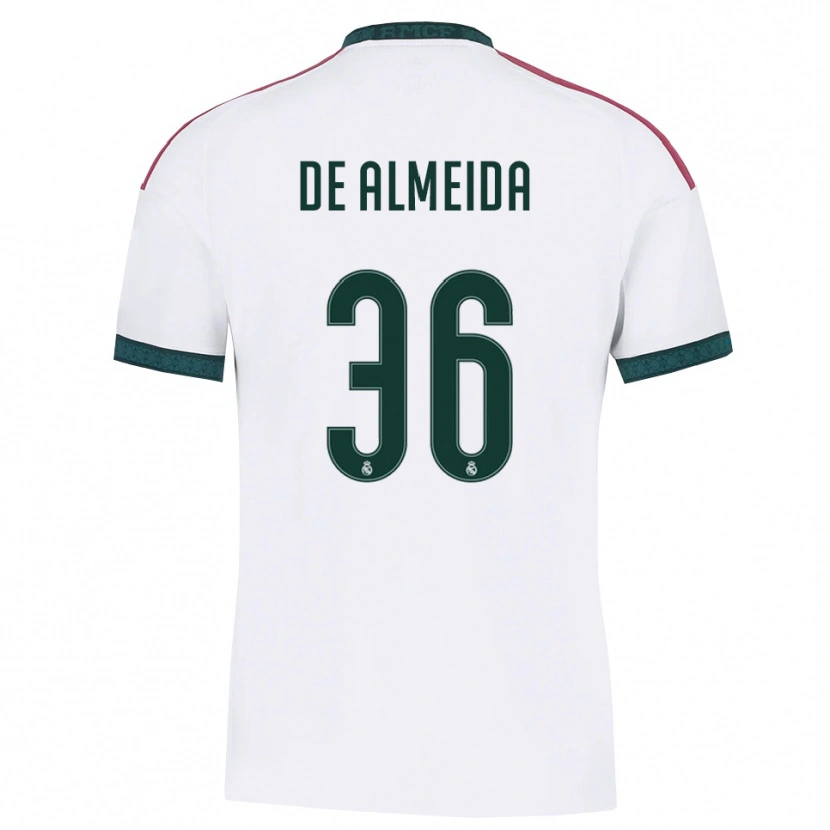 Danxen Dames Paulo De Almeida #36 Donkergroen Wit Rood Thuisshirt Thuistenue 2026/27 T-Shirt