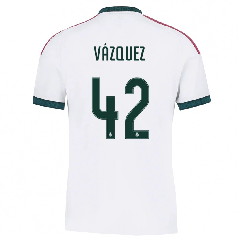 Danxen Dames Erik Vázquez #42 Donkergroen Wit Rood Thuisshirt Thuistenue 2026/27 T-Shirt