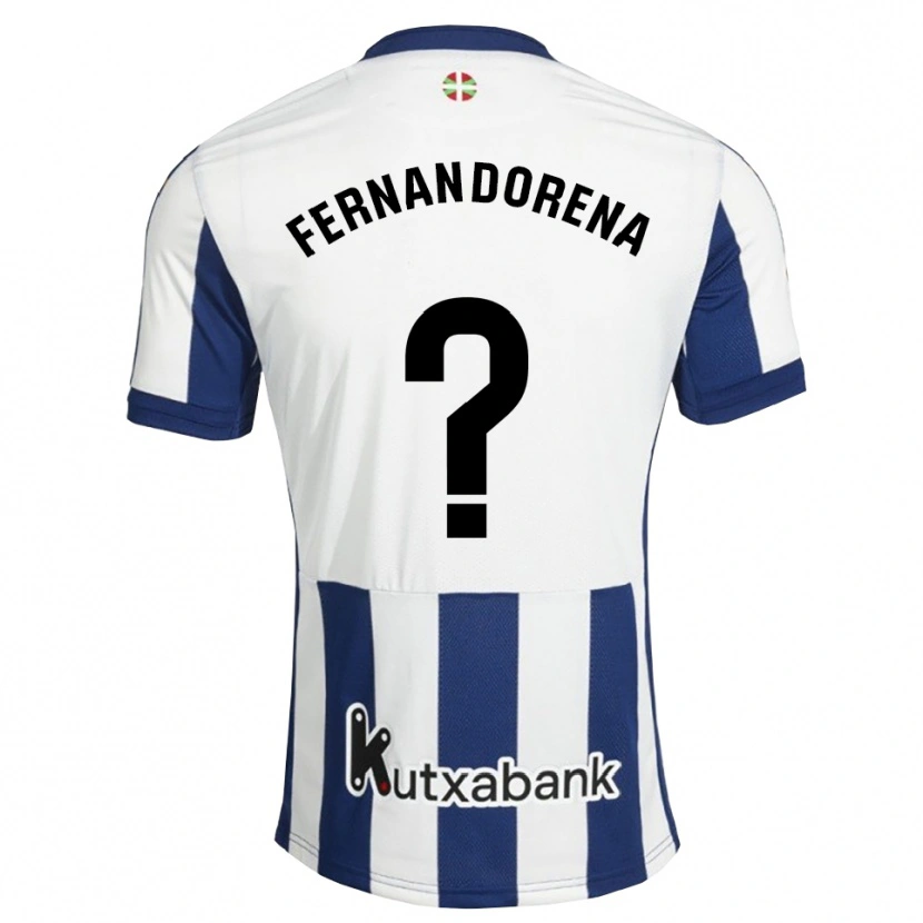 Danxen Dames Alex Fernandorena #0 Marineblauw Wit Goudenrood Thuisshirt Thuistenue 2026/27 T-Shirt
