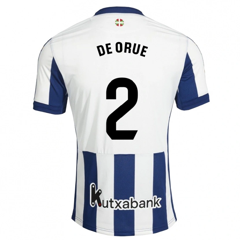 Danxen Dames Jon De Orue #2 Marineblauw Wit Goudenrood Thuisshirt Thuistenue 2026/27 T-Shirt