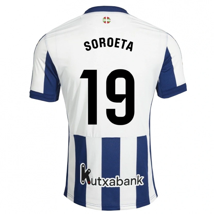 Danxen Dames Javier Soroeta #19 Marineblauw Wit Goudenrood Thuisshirt Thuistenue 2026/27 T-Shirt