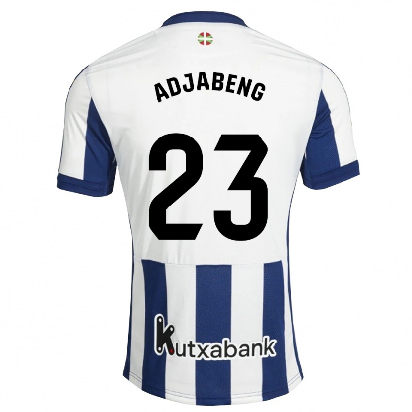 Danxen Dames Andrews Adjabeng #23 Marineblauw Wit Goudenrood Thuisshirt Thuistenue 2026/27 T-Shirt