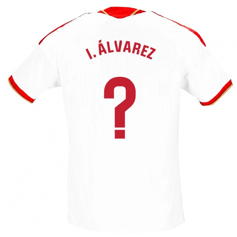 Danxen Dames Isabel Álvarez #0 Wit Rood Thuisshirt Thuistenue 2026/27 T-Shirt